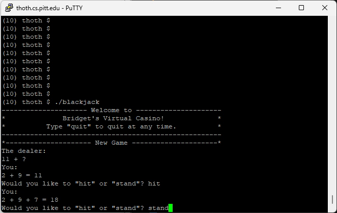 Blackjack Screenshot 1