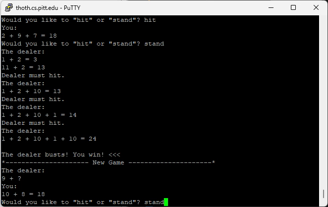Blackjack Screenshot 2